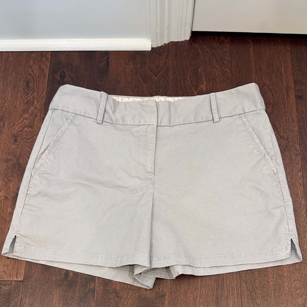 NEW LOFT Women’s Riviera Shorts, 4” Inseam, Grey, Size 6 Summer Spring